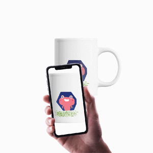 Farting Frog - Flat Design | Tazza