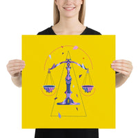 bellfish libra zodiac poster in realtà aumentata