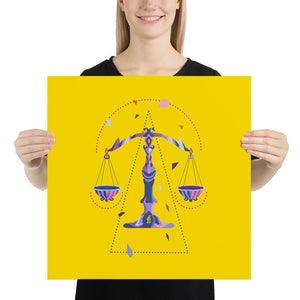 bellfish libra zodiac poster in realtà aumentata