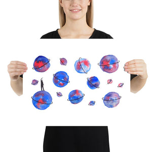 bellfish planets poster in realtà aumentata