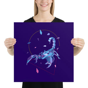bellfish scorpio zodiac poster in realtà aumentata