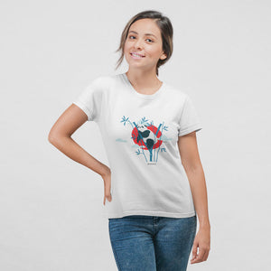 Sleepy Panda - Flat Design | T-Shirt