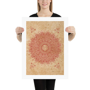 mandala poster in realtà aumentata