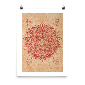 Mandala - Poster in Augmented Reality for LeonARdo - Bellfish