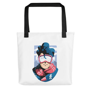 Warm Snow - Brush | Tote bag in Realtà Aumentata