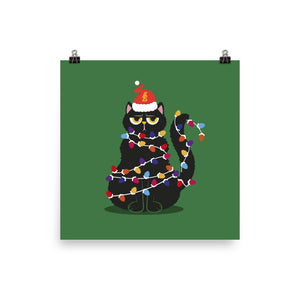 bellfish christmas cat time poster in realtà aumentata