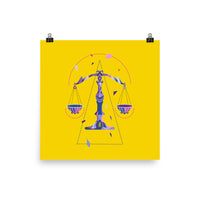 bellfish libra zodiac poster in realtà aumentata