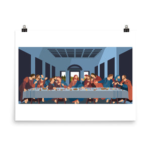 Ultima Cena - Poster in Augmented Reality for LeonARdo - Bellfish