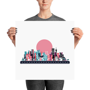 speed of city poster bellfish in realtà aumentata